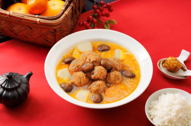 榭粉燒獅子頭(素食)